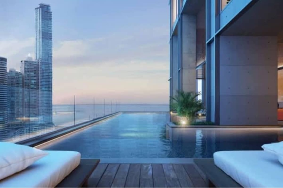 Spa amenities with sauna treatment rooms wellness center PH Nuovo Panama