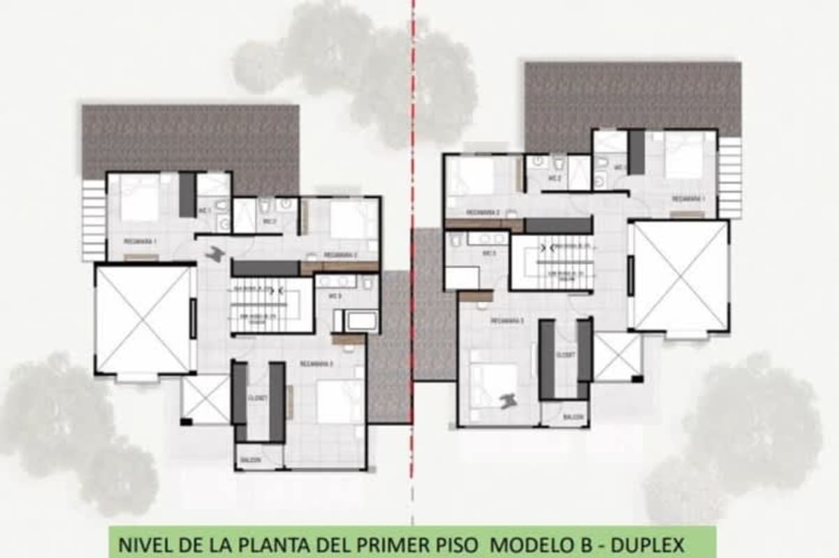 Exterior facade of 3-level modern house with glass balcony garage in Albrook Panama