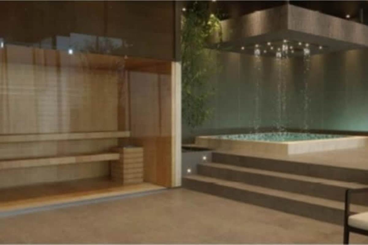 Modern commercial plaza retail stores PH Generation Tower Costa del Este Panama