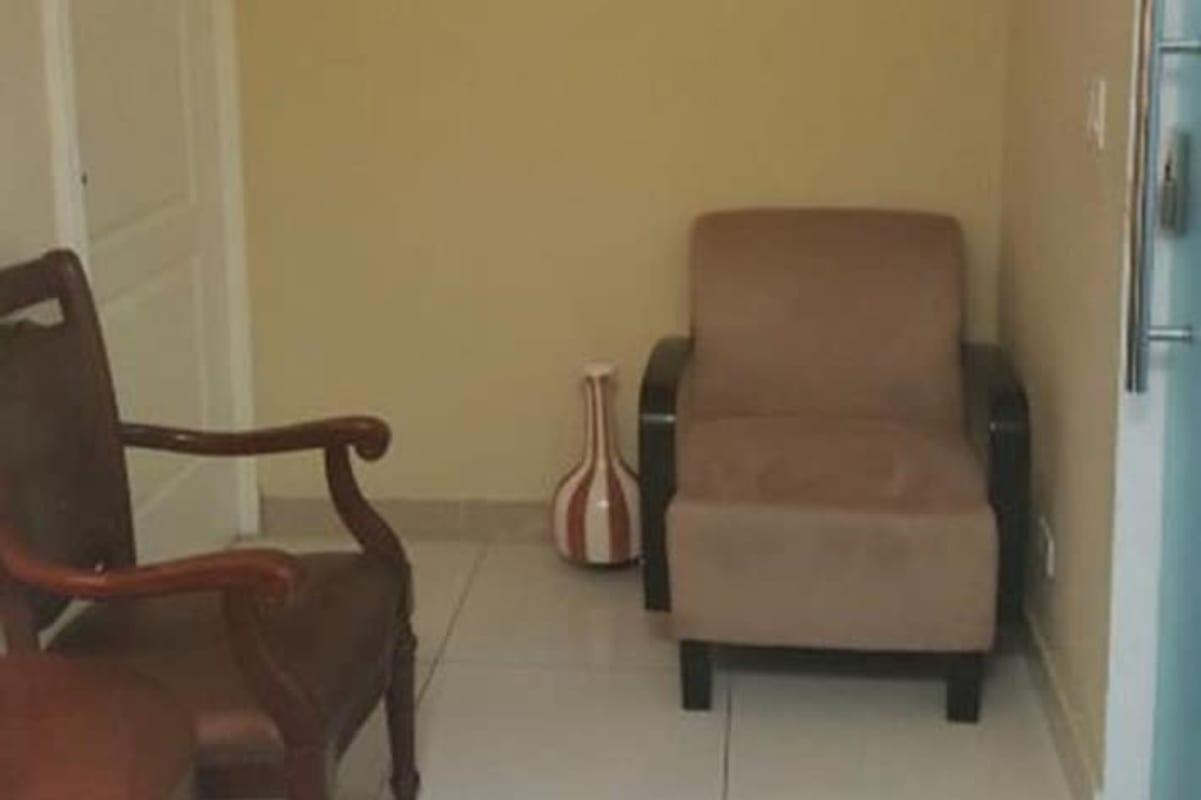 Elevator lobby with stainless steel doors PH Top Tower Costa del Este Panama