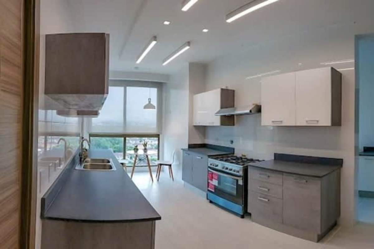 Spacious master bedroom apartment with private balcony and ocean view in Costa del Este Panama