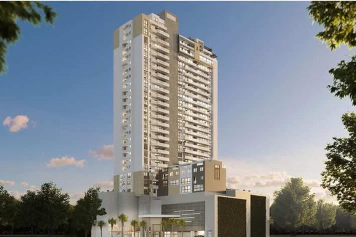 Contemporary high-rise Oceana building at Santa Maria golf community Panama