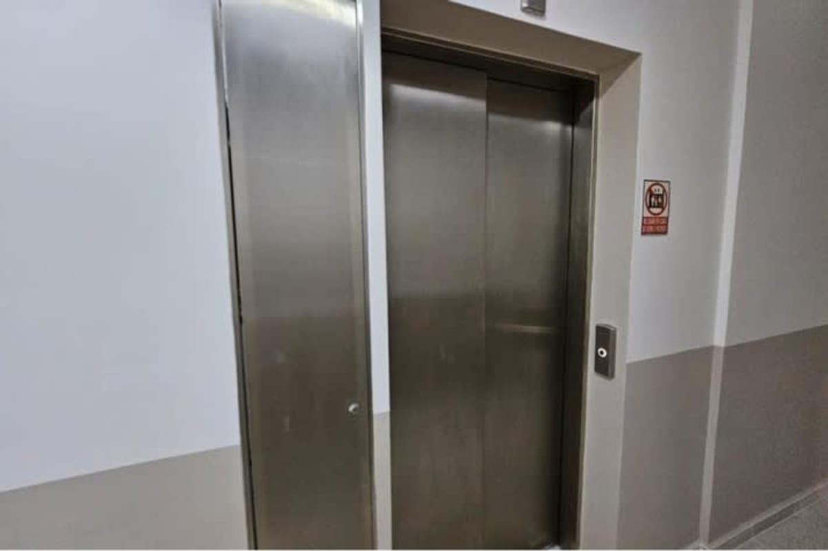 New elevator in historic building Casco Viejo San Felipe Panama City