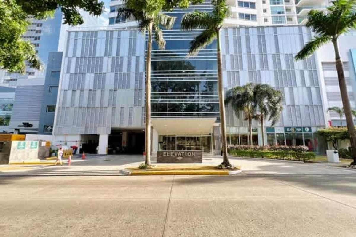 Facade of PH Elevation Tower luxury high-rise in Costa del Este Panama