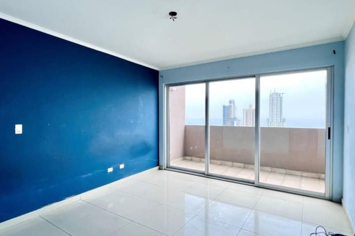 Infinity swimming pool at PH Sevilla with ocean and Panama City skyline views