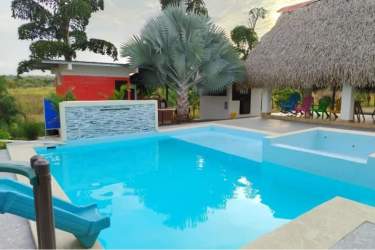 Spacious two-story house with balconies on a panoramic farm estate in Atalaya Veraguas Panama