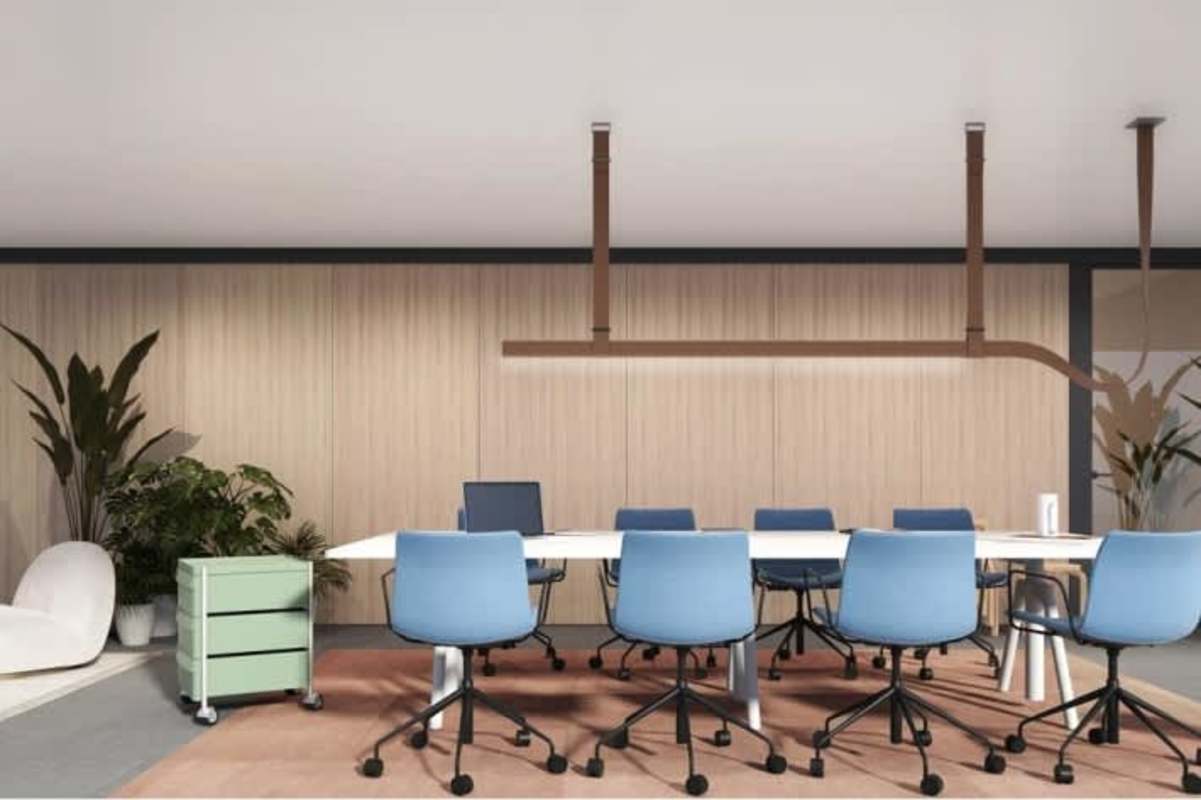 Modern coworking office and conference room in PH Bella Vista Urban Center Panama City