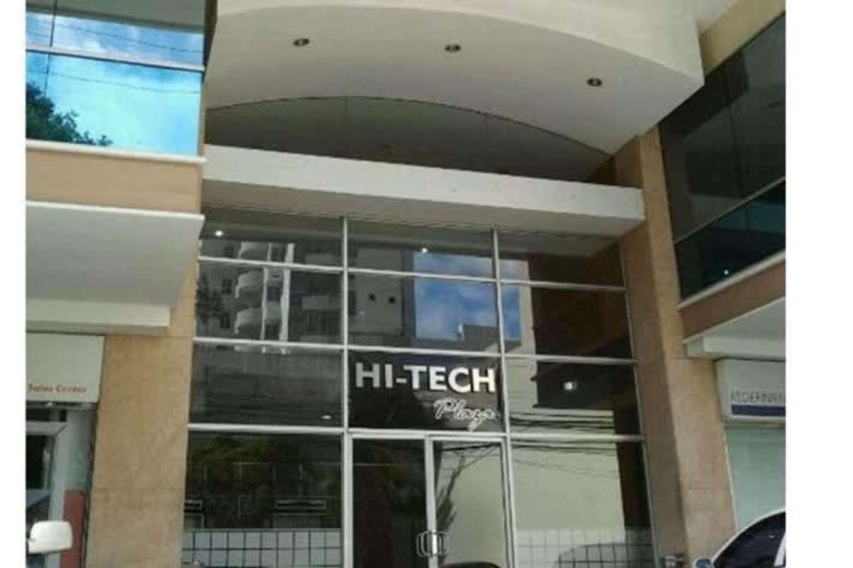 Modern architecture commercial building exterior Hi-Tech Plaza Obarrio Panama