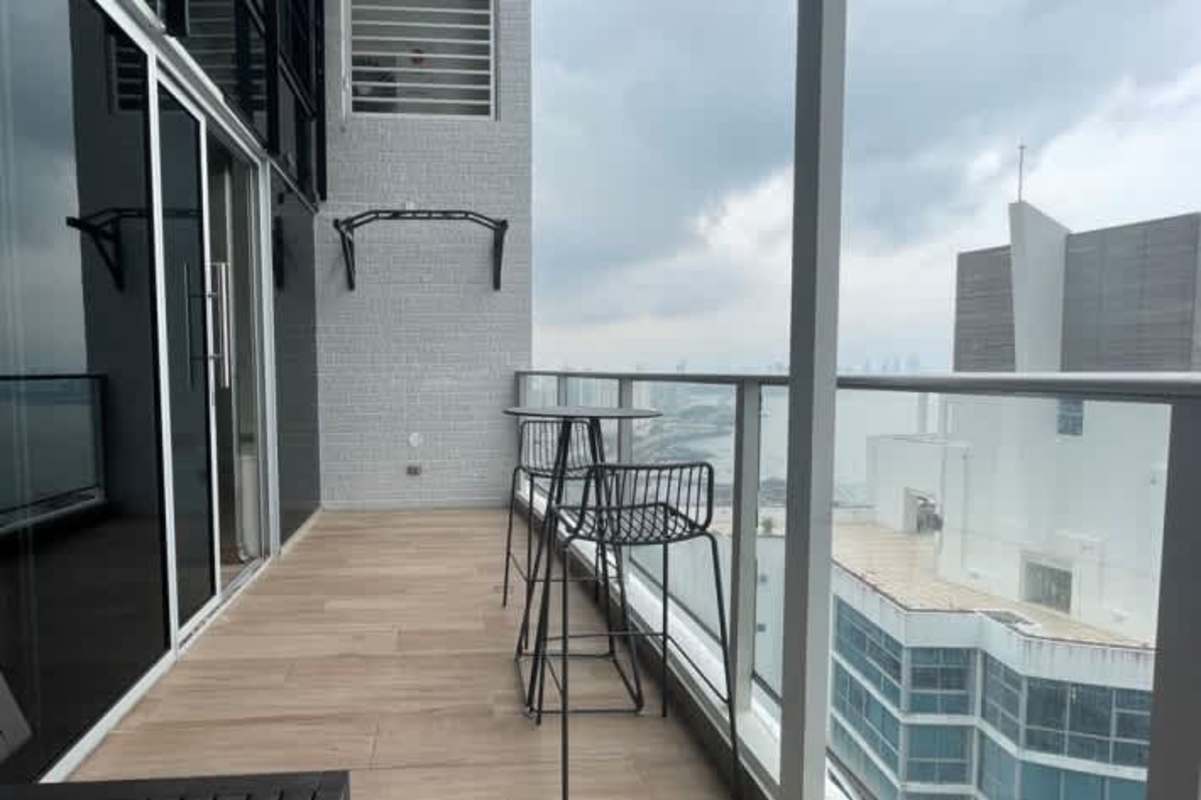 Elegant lobby of PH Pacifica Village Punta Pacifica luxury residence