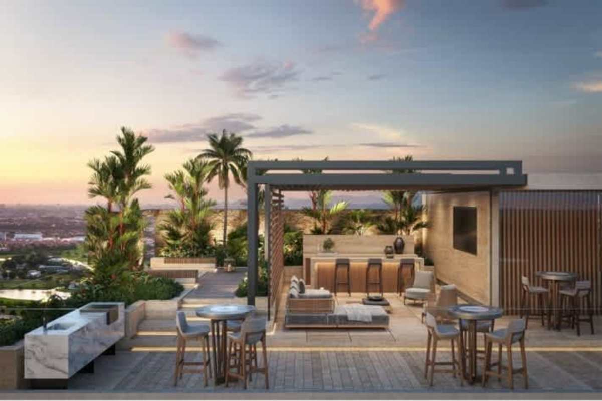 Modern children playground area in Santa María Golf Residence Panama City