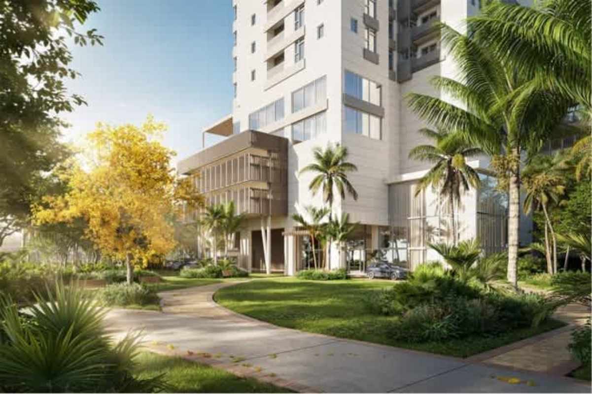 Modern luxury high-rise Guayacán Tower in Santa María Golf & Country Club Panama City
