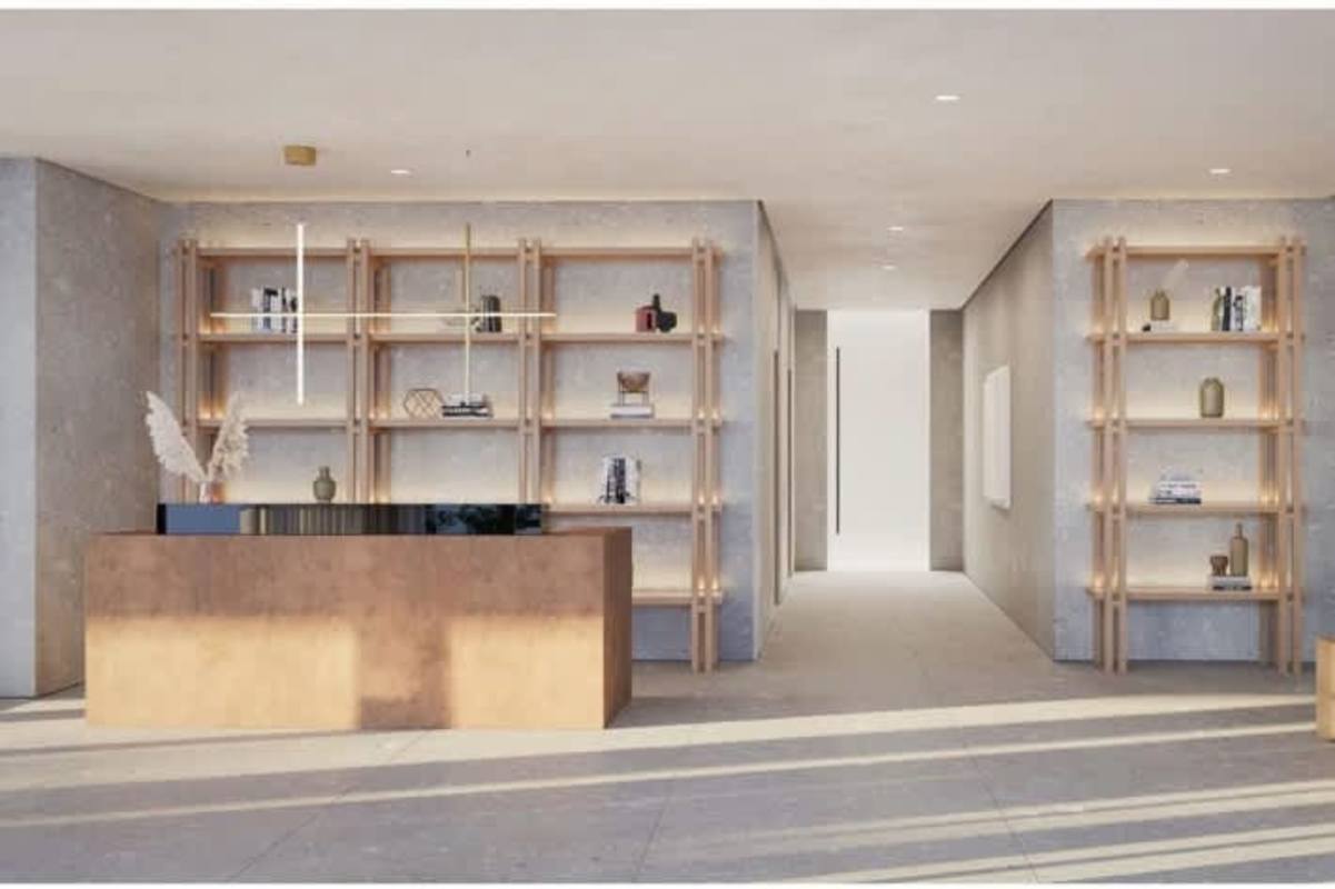 Contemporary bathroom design in new development luxury canalfront apartment Amador Panama