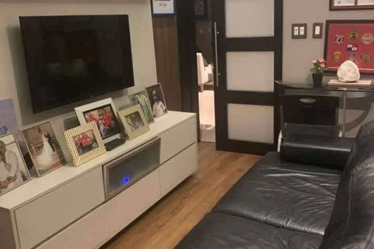 Spacious dining and family area in modern apartment at PH Park City Obarrio Panama