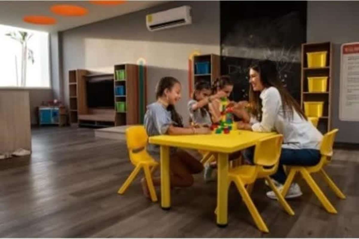 Bright children's play area with ball pit indoor entertainment PH Villa las Fuentes Panama