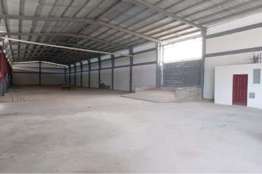 Bright interior open commercial space with glass entrance at Coronado Center Panama