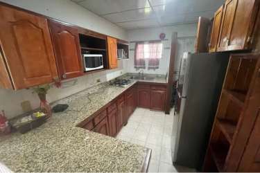 Bedroom with bunk beds AC tiled flooring coastal house for sale Gorgona Panama