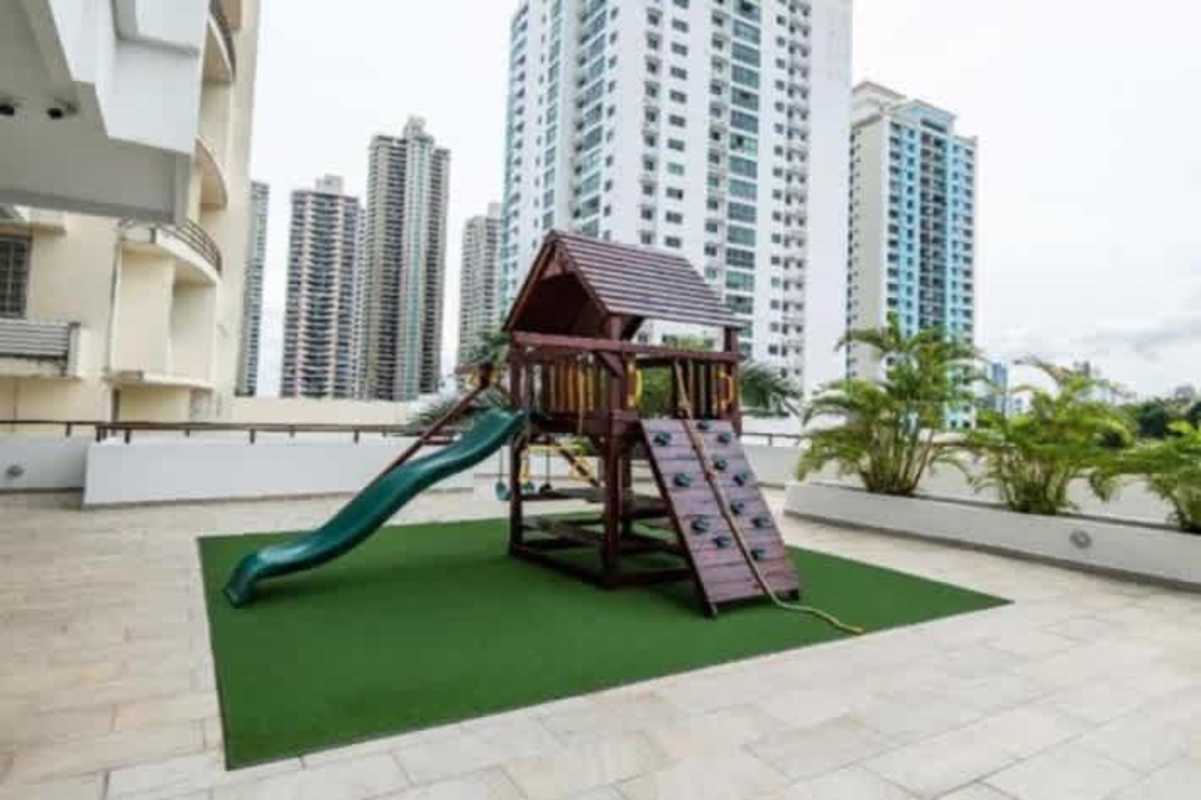 Fully equipped kitchen with granite countertops stainless appliances PH GrandBay Tower Panama City