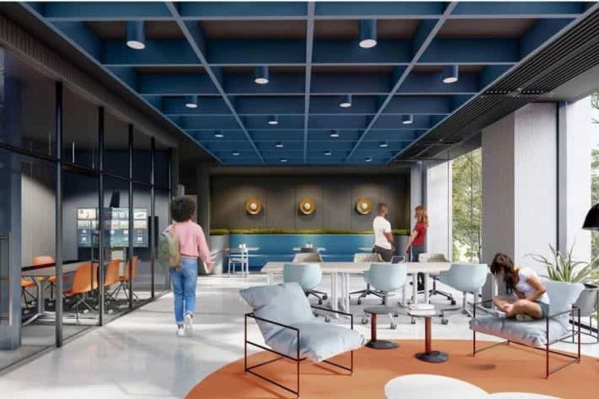 Open living dining area large windows natural light Altavista Tower Betania Panama