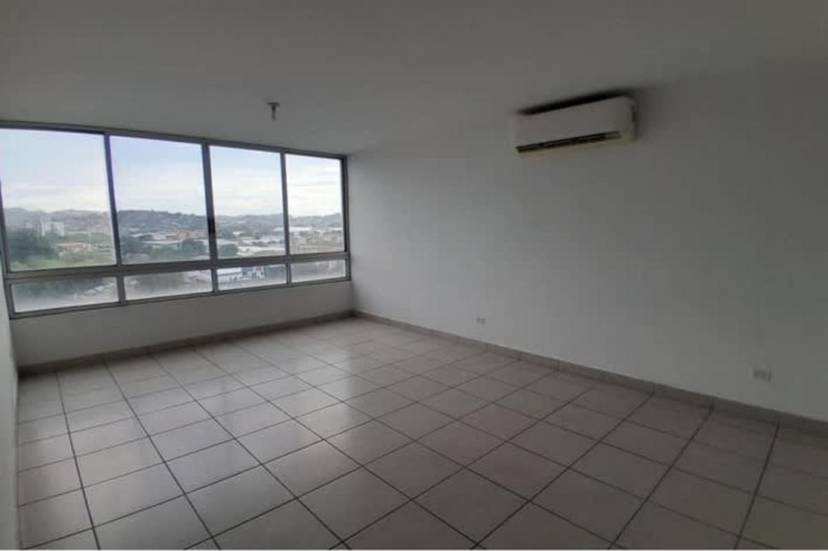 Bathroom with granite counter, glass shower, modern fixtures PH Parque Lefevre Tower Panama