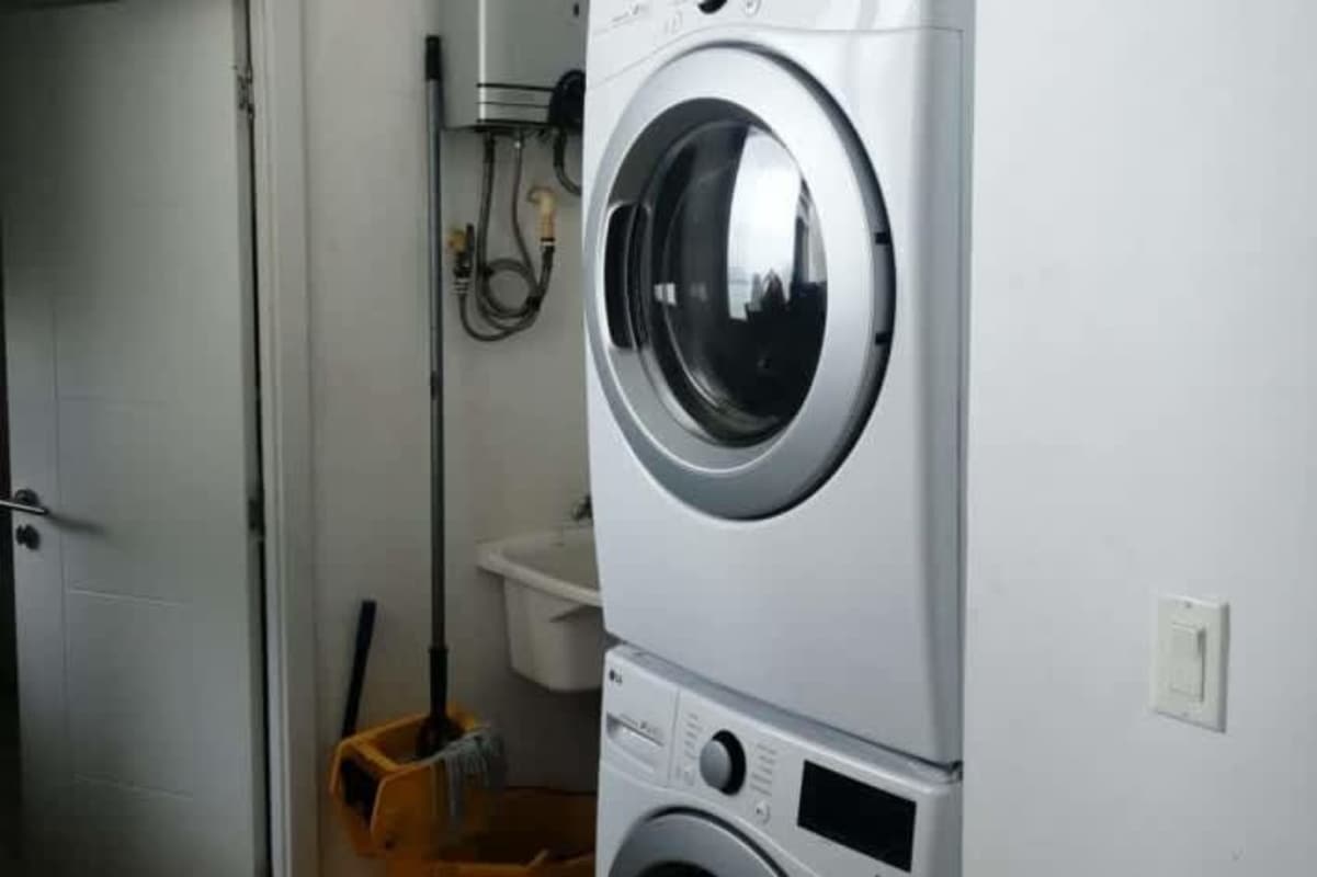 Bathroom with glass shower and contemporary finishes PH Oasis on the Bay Panama