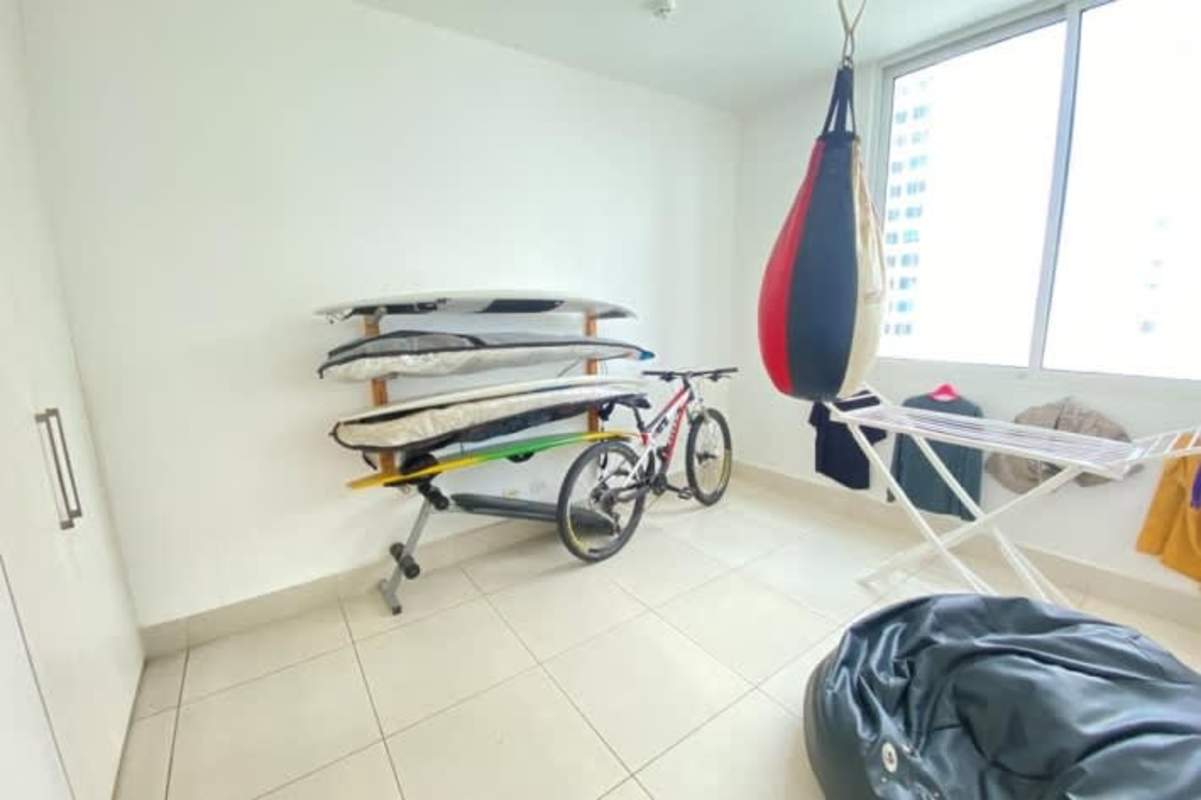 Flexible multipurpose room used for hobbies and storage in luxury Costa del Este apartment for sale