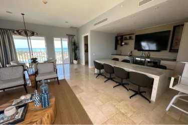 Luxury open floor plan with dining, bar counter and ocean view PH Puntarenas Panama