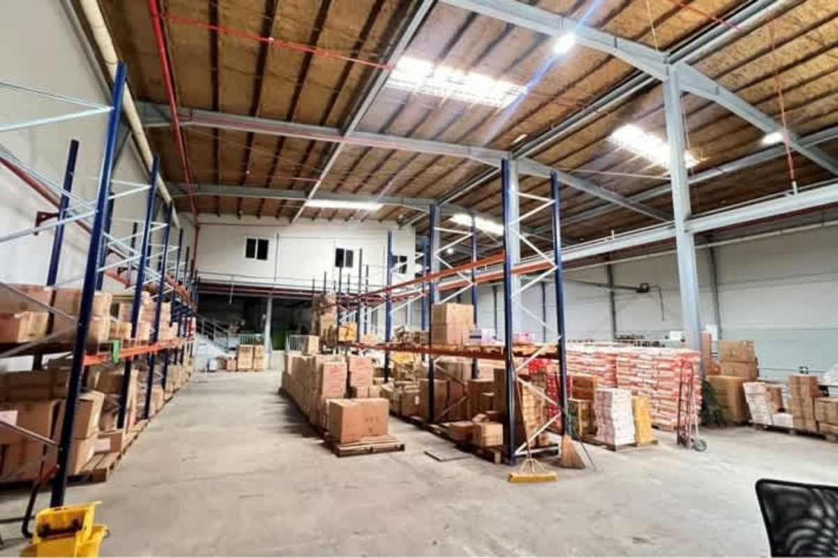 Truck access bay area loading dock inside industrial warehouse Miraflores Betania Panama