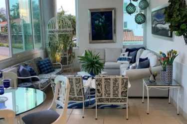 Ensuite bedroom with private balcony and ocean view at Punta Barco Resort Panama apartment for rent