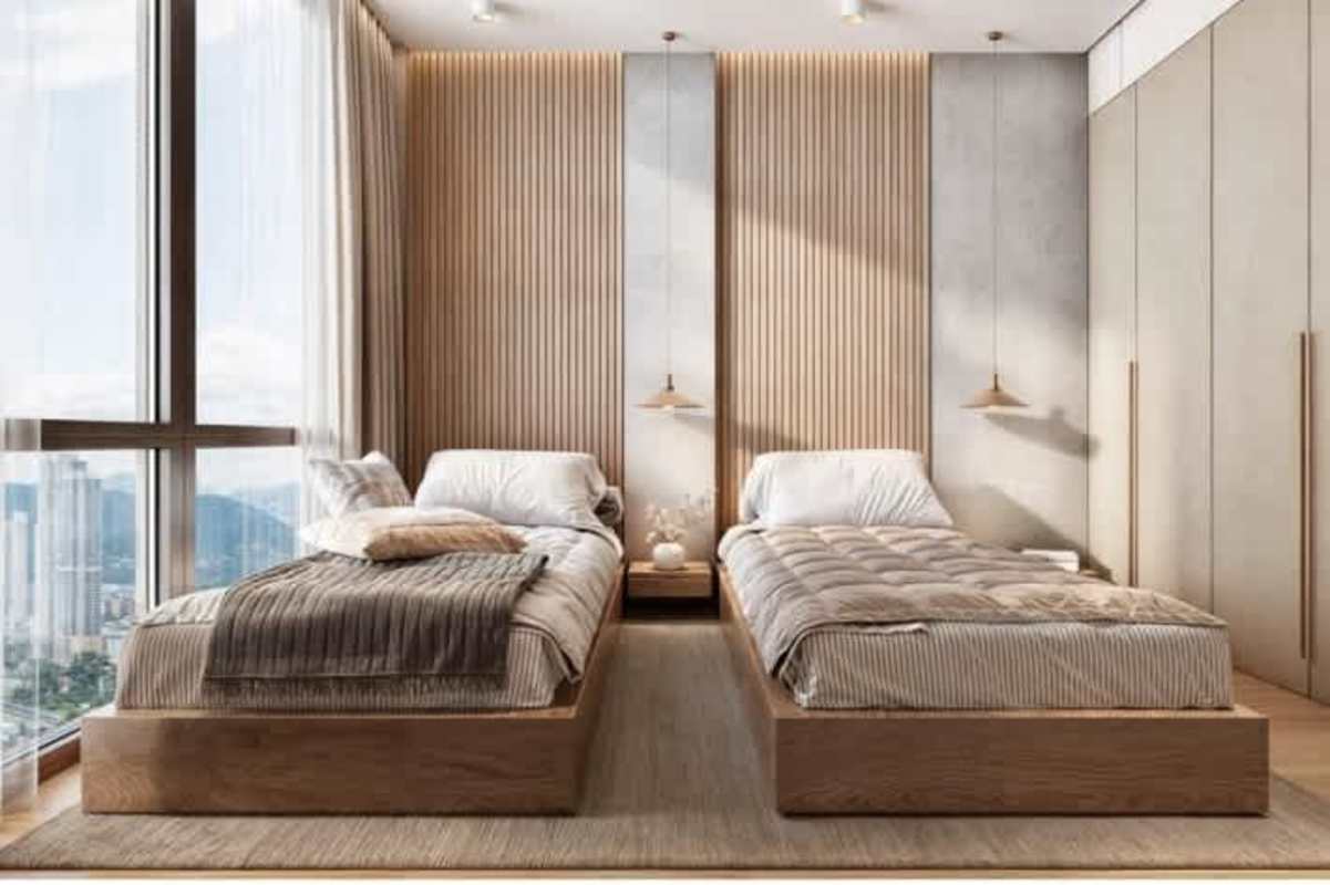 Rooftop infinity edge pool with sun loungers and amazing panoramic views in Marbella Panama