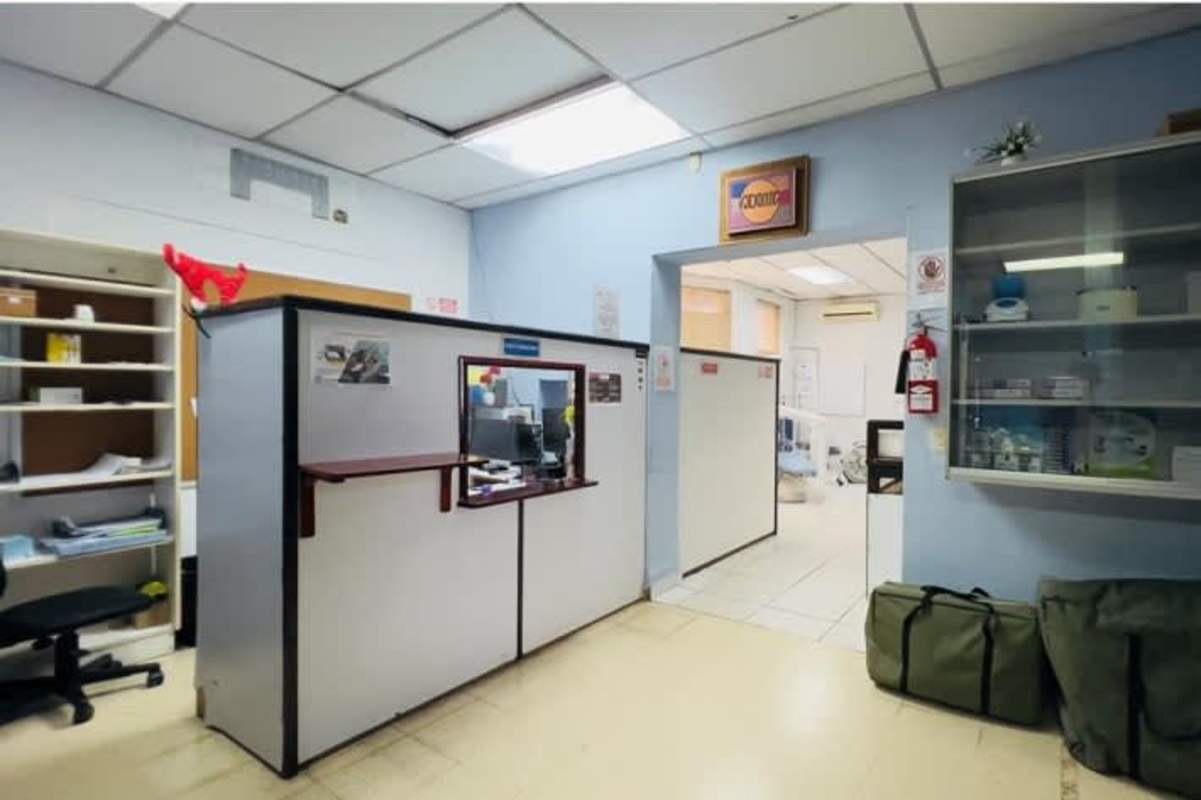 Equipped dental clinic interior with chairs and equipment in commercial building Bella Vista