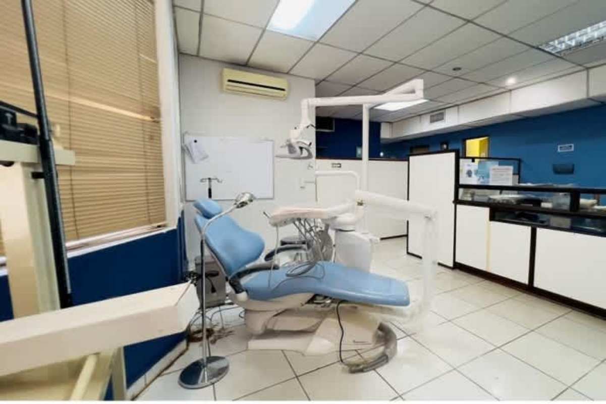Dental chair with medical equipment in turnkey clinic space Bella Vista Panama