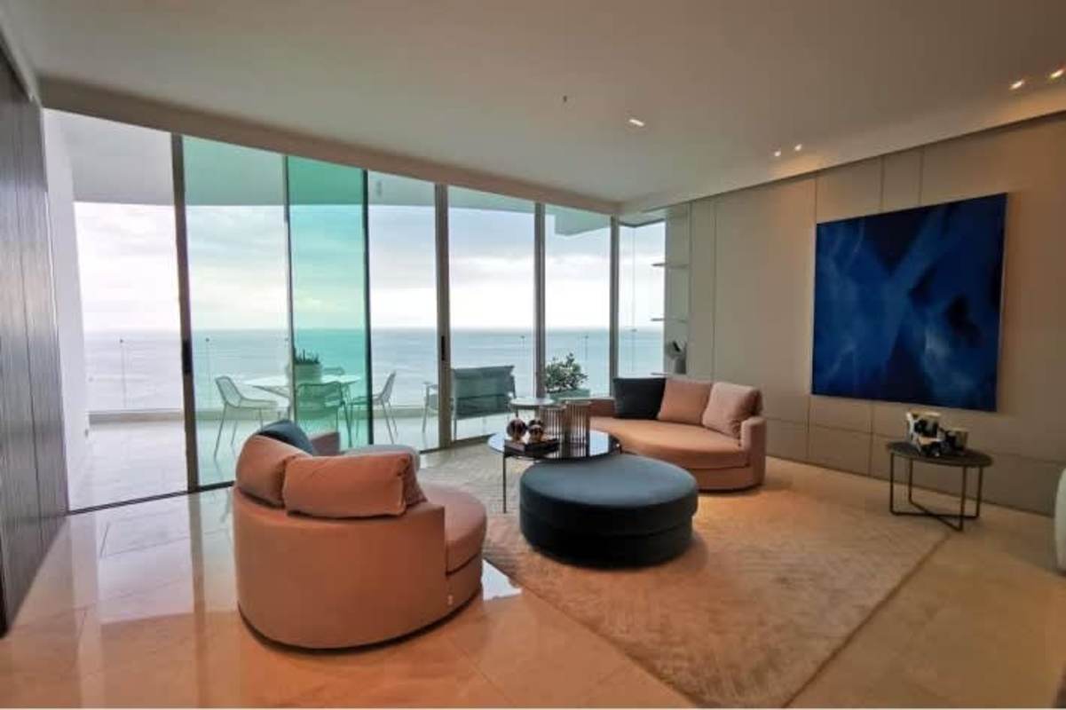 Gourmet kitchen with stone countertops, custom cabinetry, appliances in Pacific Point Panama