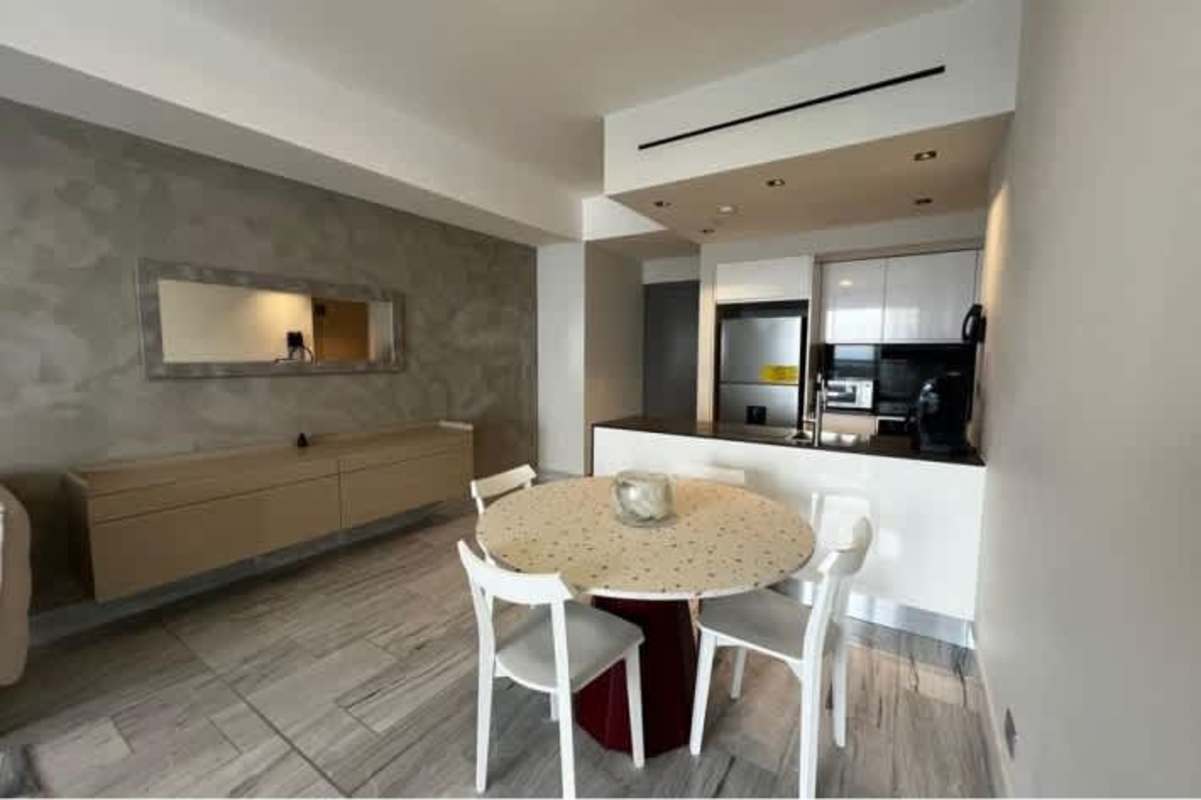 Luxury rooftop infinity pool with ocean and skyline views at PH Nuovo Panama by Armani