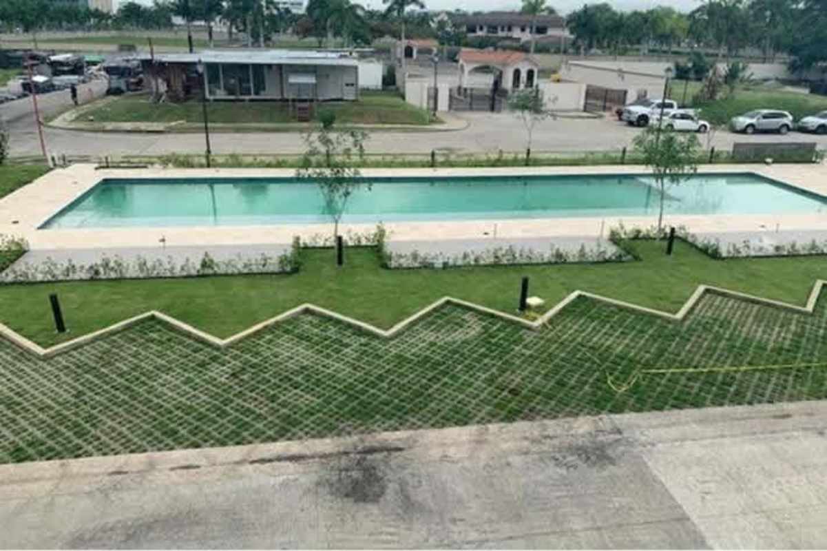 Gourmet kitchen with island stone countertops Casa Bianca Panama City