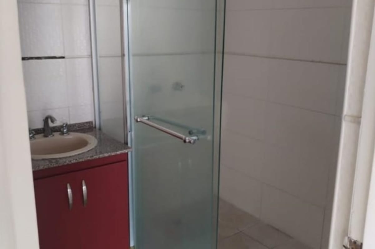 Private balcony with panoramic views of the ocean and city skyline at PH Paitilla Punta Paitilla Panama City