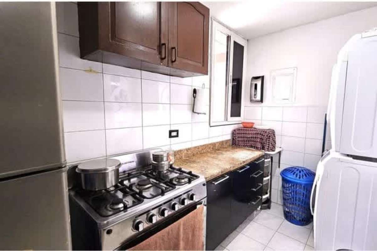 Laundry area with washer dryer hookup in PH Gloriela apartment Betania Panama