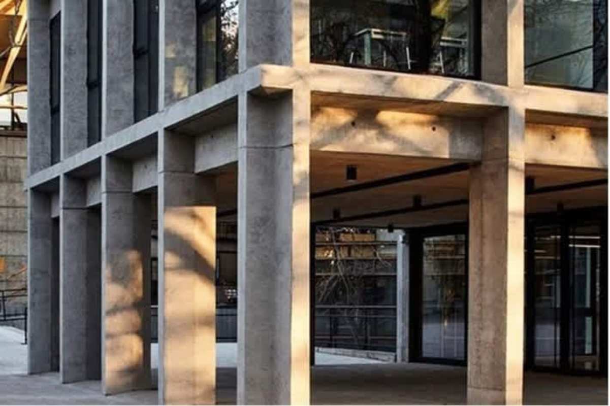 Retail commercial space with large windows and brick facade Casco Viejo Panama City