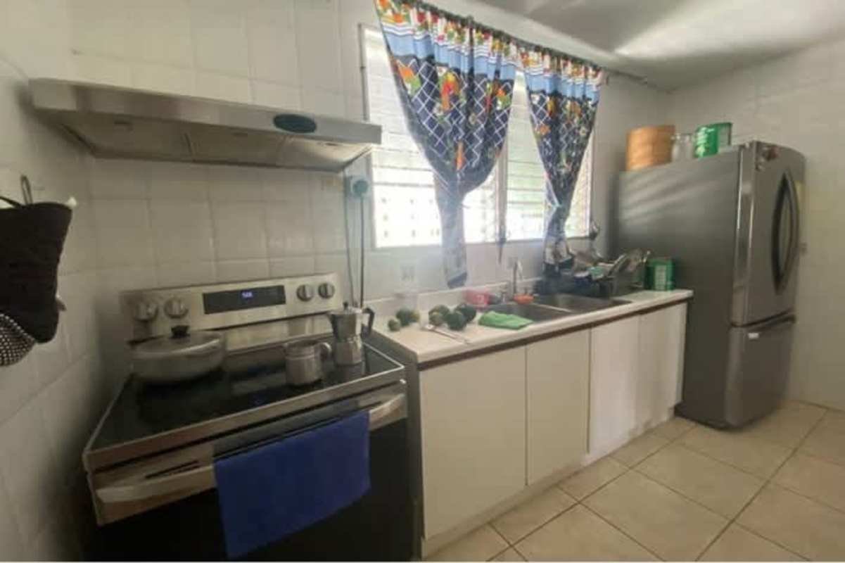 Fully equipped traditional kitchen with stainless appliances house for sale in Brisas del Golf Panama
