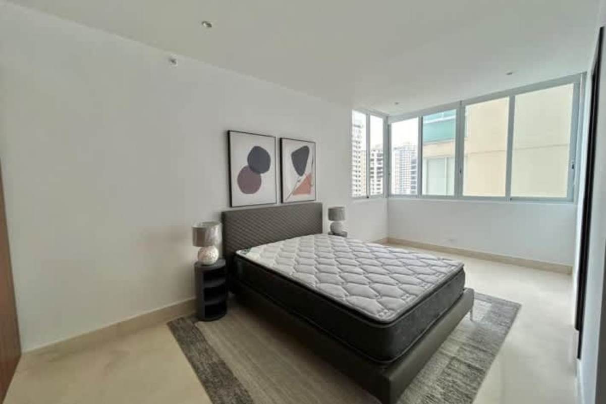 Modern gourmet kitchen granite wood stainless steel appliances The Point Punta Paitilla Panama