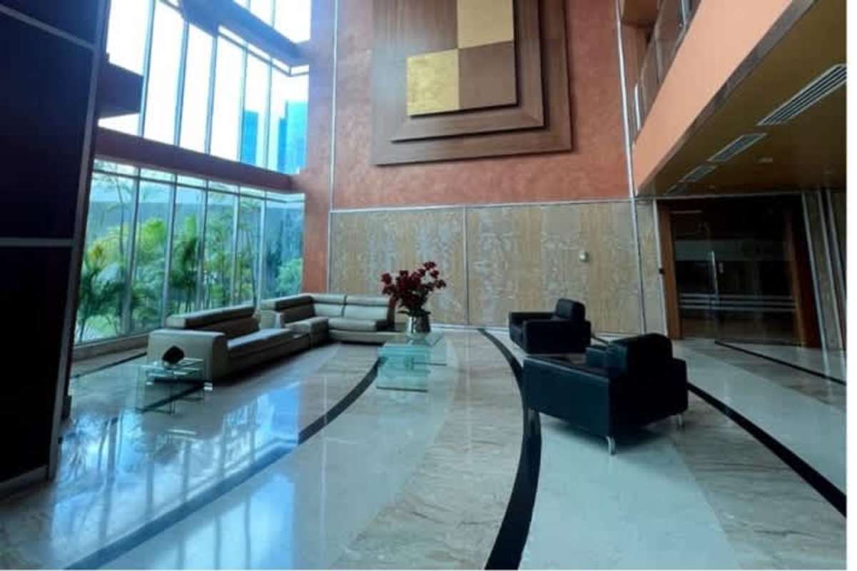 Fully equipped kitchen with island stainless appliances in PH Pacific Village Punta Pacifica