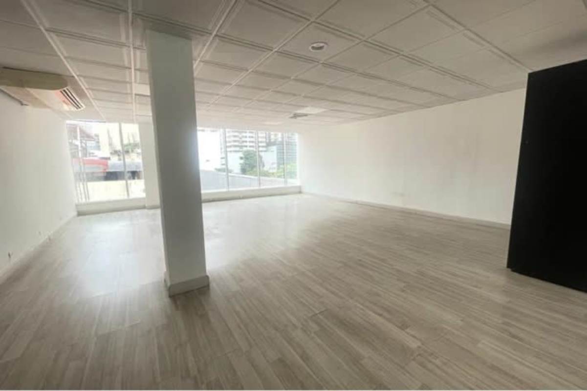 Large open office floor plan with panoramic ocean views in PH BICSA Financial Center Marbella Panama