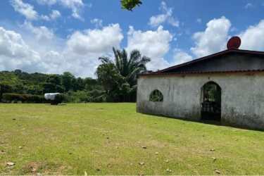 Farm residence with large yard, tile roof, rural Nuevo Emperador Panama