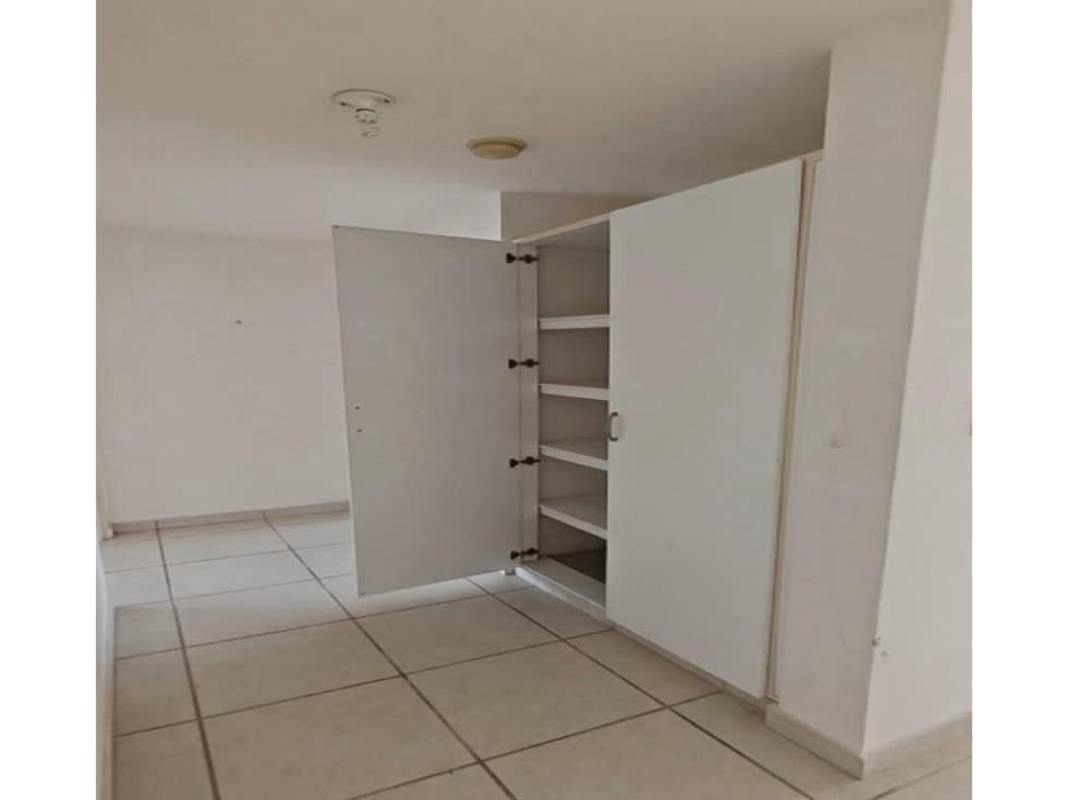 Hallway area with storage cabinets and neutral design in Brisas del Golf house Panama