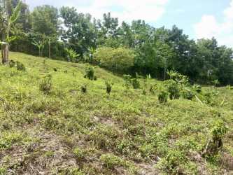 Rolling hills with farmland and panoramic landscape in Renacimiento Chiriqui Panama