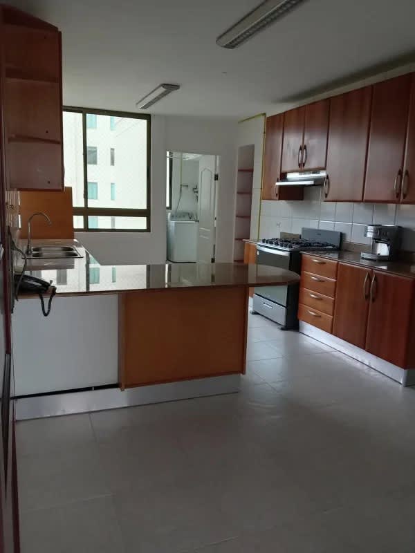 Spacious living dining room with panoramic views at PH Ocean Park Punta Pacifica Panama