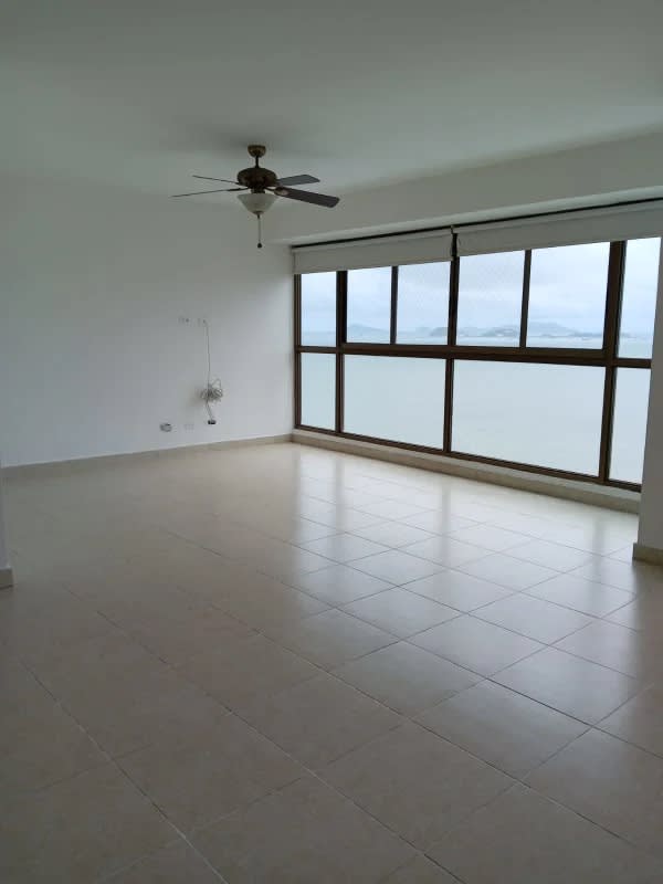 Private oceanfront balcony with panoramic city and sea views at PH Ocean Park Punta Pacifica