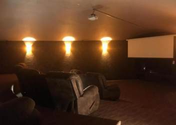 Private movie theater in beachfront condo Santa Clara Panama