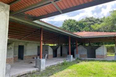 Multiple horse stalls with rustic roofed barns ready for redevelopment near beach