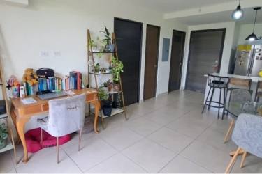 Stylish kitchen with granite counters and appliances ready space in PH Madeira Panama Pacifico