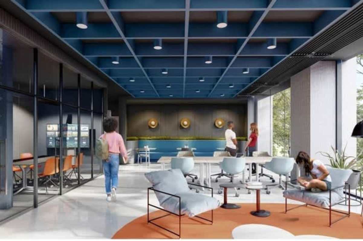 Stylish outdoor dining and lounge terrace with kitchen PH Galeria Towers Panama City